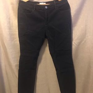 Loft skinny corduroys grey pants